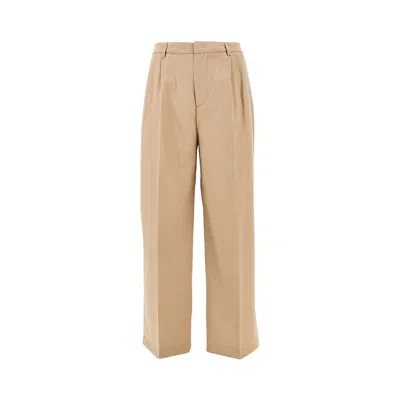 Thestroy Double Dart Light Wool Pants In Beige