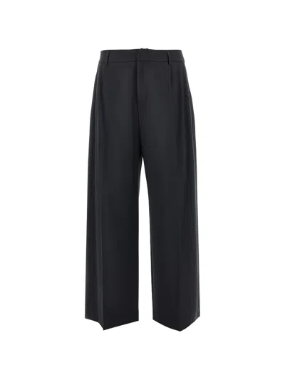 Thestroy Inno Pleated Wide-leg Trousers In Gray