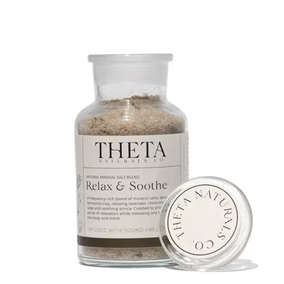 Theta Naturals Co. Neutrals Relax & Soothe - Bath Salts - Lavender, Sage & Arnica In Green/purple