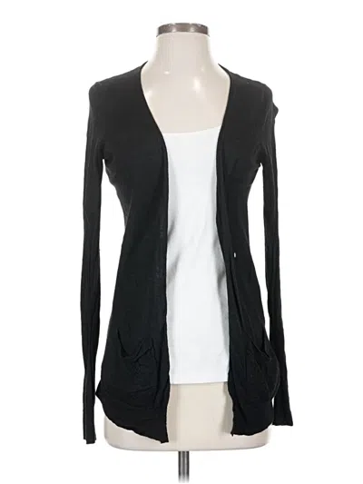 Pre-owned Theyskens' Theory Cashmere Cardigan Sweater In Black