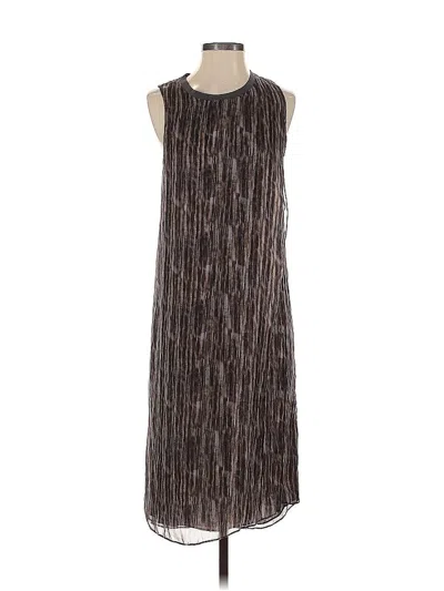 Pre-owned Theyskens' Theory Casual Dress In Brown