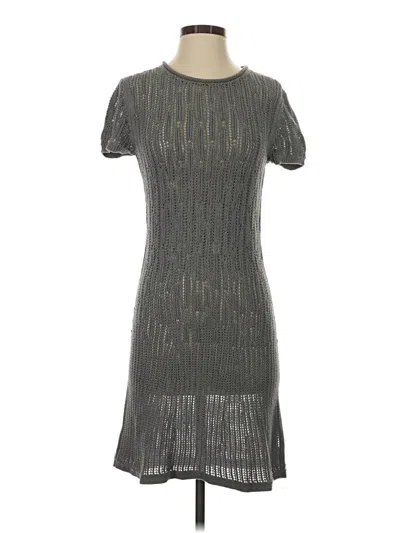 Pre-owned Theyskens' Theory Casual Dress In Gray