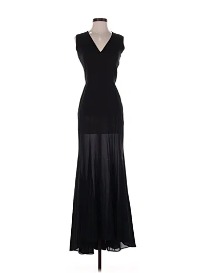 Pre-owned Theyskens' Theory Cocktail Dress In Black
