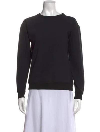 Pre-owned Theyskens' Theory Crew Neck Sweater In Black