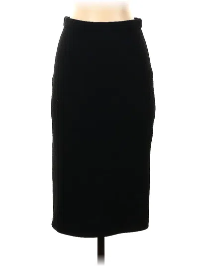 Pre-owned Theyskens' Theory Formal Skirt In Black
