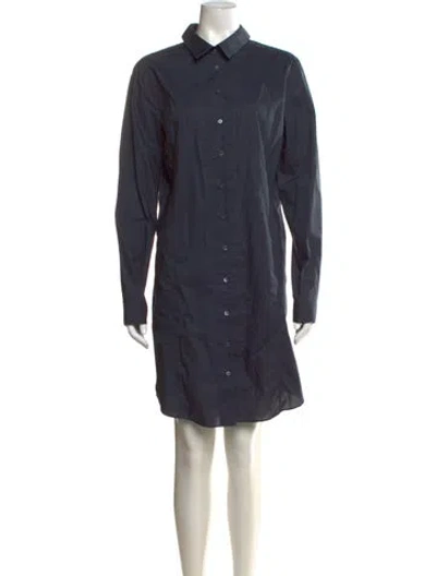 Pre-owned Theyskens' Theory Knee-length Dress In Blue