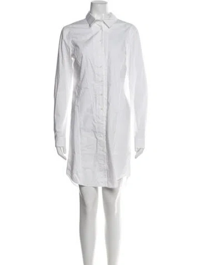 Pre-owned Theyskens' Theory Knee-length Dress In White