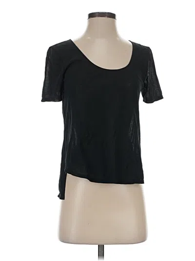 Pre-owned Theyskens' Theory Short Sleeve T-shirt In Black
