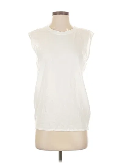 Pre-owned Theyskens' Theory Sleeveless Blouse In White