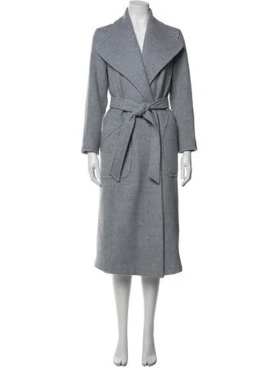 Pre-owned Theyskens' Theory Wool Coat In Grey