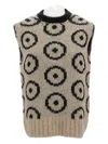 Thibault Van Der Straete Circle-pattern Vest In Gray