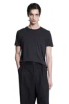 Thibault Van Der Straete Cotton Jersey T-shirt In Black