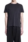 Thibault Van Der Straete Cotton Jersey T-shirt In Black
