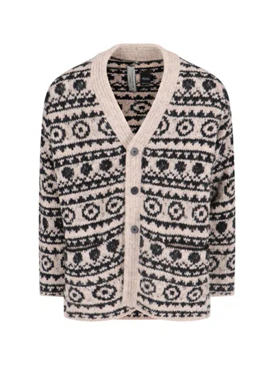 Thibault Van Der Straete V-neck Cardigan In Beige