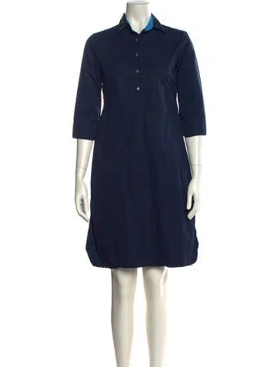 Pre-owned Thierry Colson Knee-length Dress In Blue
