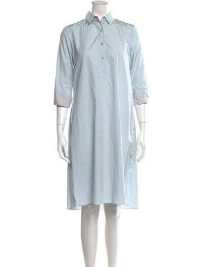 Pre-owned Thierry Colson Knee-length Dress In Blue