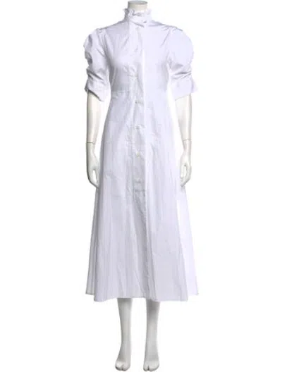 Pre-owned Thierry Colson Long Dress W/ Tags In White