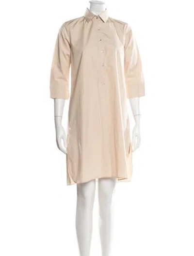 Pre-owned Thierry Colson Midi Length Dress In Neutral
