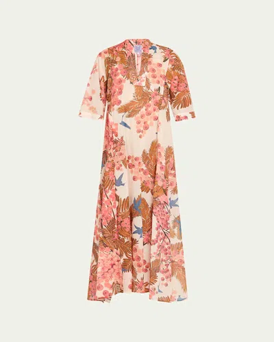 Thierry Colson Rachel Printed Coverup Maxi Dress