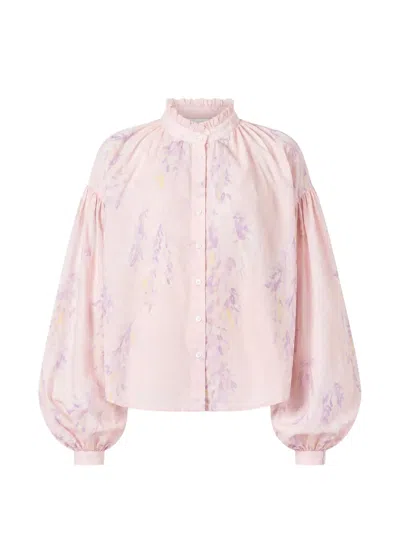Thierry Colson Slava Floral-print Shirt In Pink
