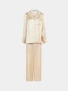 Thierry Colson The Albertine Silk Pyjama Set Size: M  Abask Gift Set