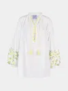 Thierry Colson The Guise Cotton Tunic Size: L  Abask Luxury Gift In  White