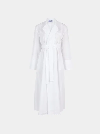 THIERRY COLSON THE SACHA COTTON ROBE SIZE: S