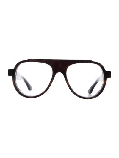 Pre-owned Thierry Lasry Aviator Eyeglasses In Black