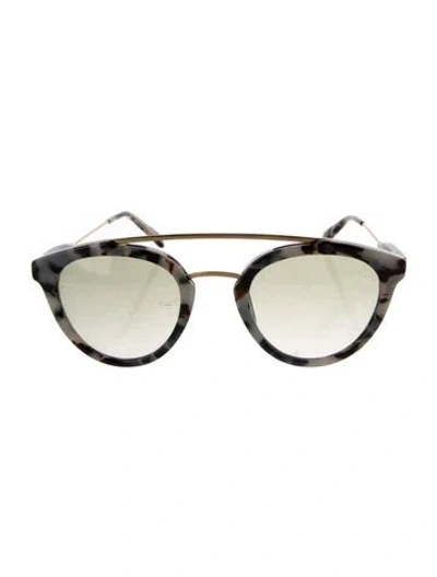 Pre-owned Thierry Lasry Aviator Gradient Sunglasses In Gray
