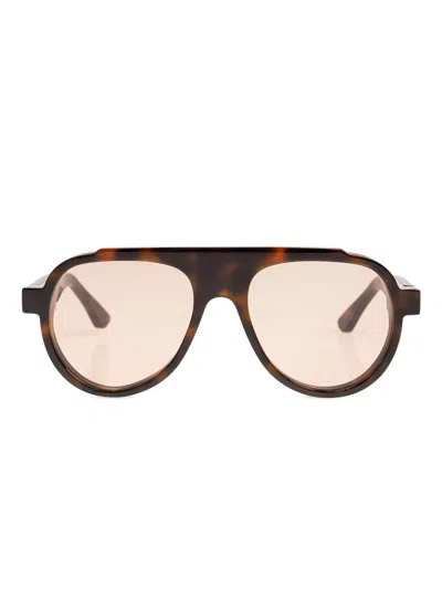 Thierry Lasry Browline Sunglasses In Brown