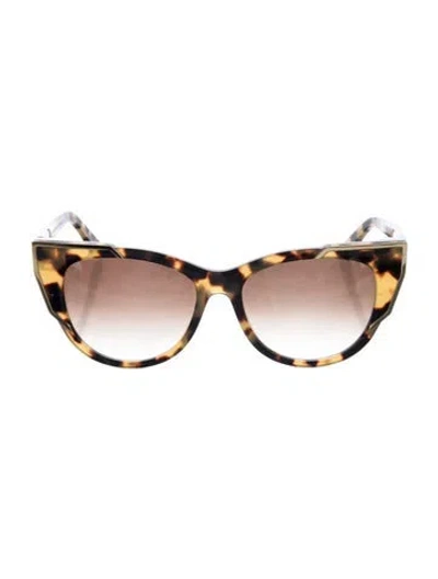 Pre-owned Thierry Lasry Butterscotchy Cat-eye Sunglasses In Neutral