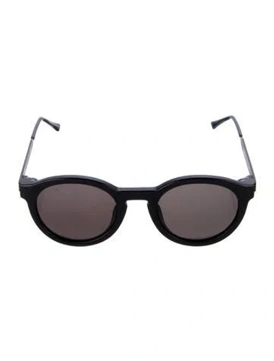 Pre-owned Thierry Lasry Buttery Round Sunglasses In Black