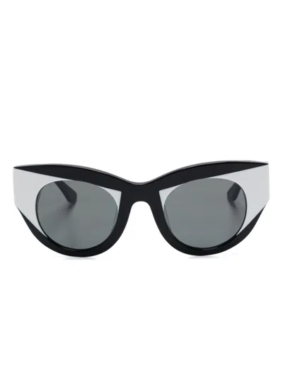 Thierry Lasry Captivity Sunglasses In 黑色