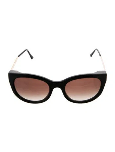 Pre-owned Thierry Lasry Cat-eye Gradient Sunglasses In Black