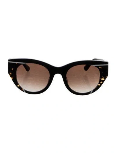 Pre-owned Thierry Lasry Cat-eye Gradient Sunglasses In Black