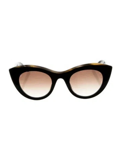 Pre-owned Thierry Lasry Cat-eye Gradient Sunglasses In Black