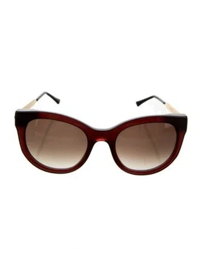 Pre-owned Thierry Lasry Cat-eye Gradient Sunglasses In Black
