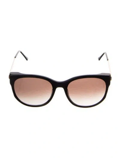 Pre-owned Thierry Lasry Cat-eye Gradient Sunglasses In Black