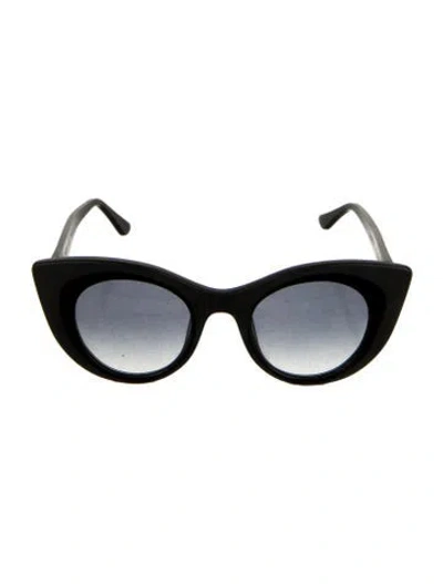 Pre-owned Thierry Lasry Cat-eye Gradient Sunglasses In Black