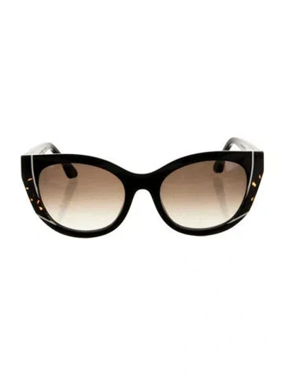 Pre-owned Thierry Lasry Cat-eye Gradient Sunglasses In Black
