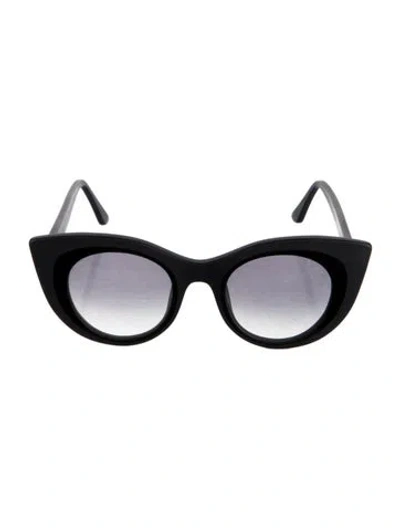 Pre-owned Thierry Lasry Cat-eye Gradient Sunglasses In Black