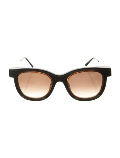 Pre-owned Thierry Lasry Cat-eye Gradient Sunglasses In Black