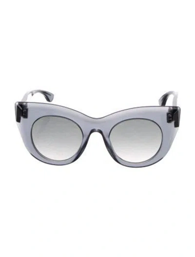 Pre-owned Thierry Lasry Cat-eye Gradient Sunglasses In Blue