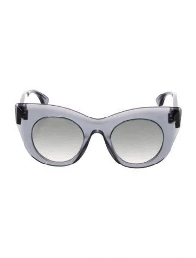 Pre-owned Thierry Lasry Cat-eye Gradient Sunglasses In Blue