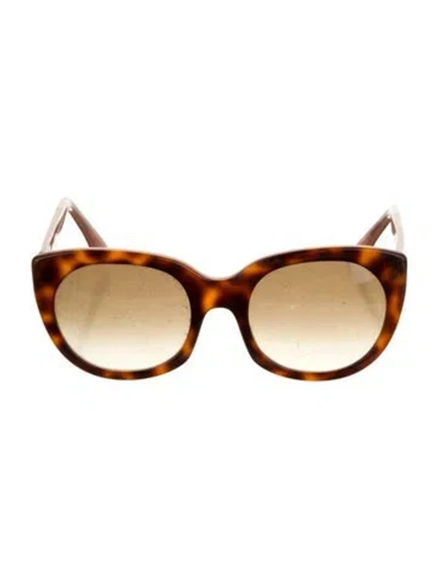Pre-owned Thierry Lasry Cat-eye Gradient Sunglasses In Brown