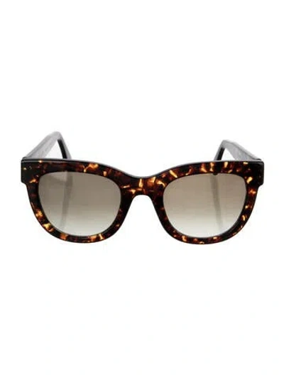 Pre-owned Thierry Lasry Cat-eye Gradient Sunglasses In Brown