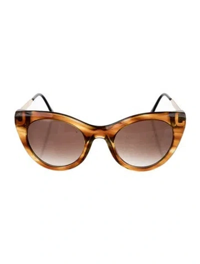 Pre-owned Thierry Lasry Cat-eye Gradient Sunglasses In Brown