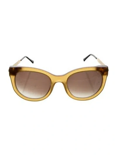 Pre-owned Thierry Lasry Cat-eye Gradient Sunglasses In Brown