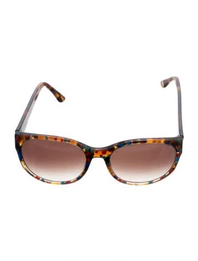 Pre-owned Thierry Lasry Cat-eye Gradient Sunglasses In Brown