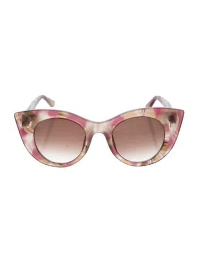 Pre-owned Thierry Lasry Cat-eye Gradient Sunglasses In Brown/neutrals
